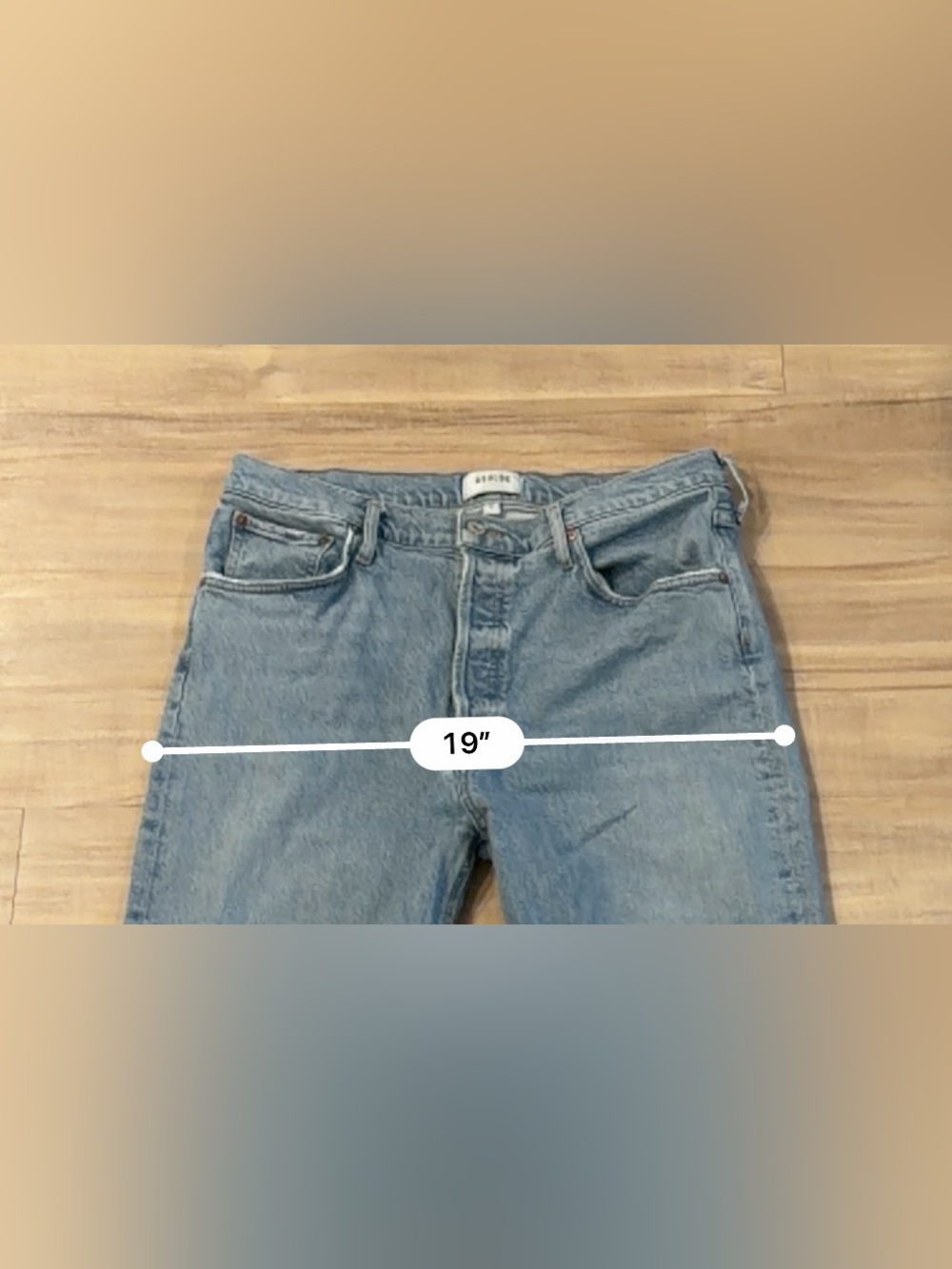 VGUC Agolde Riley Jeans - Picture 6 of 12